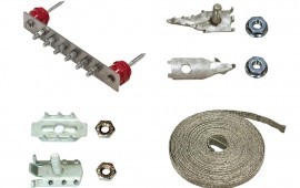 Монтажные материалы для работы с электрическими кабелями связи